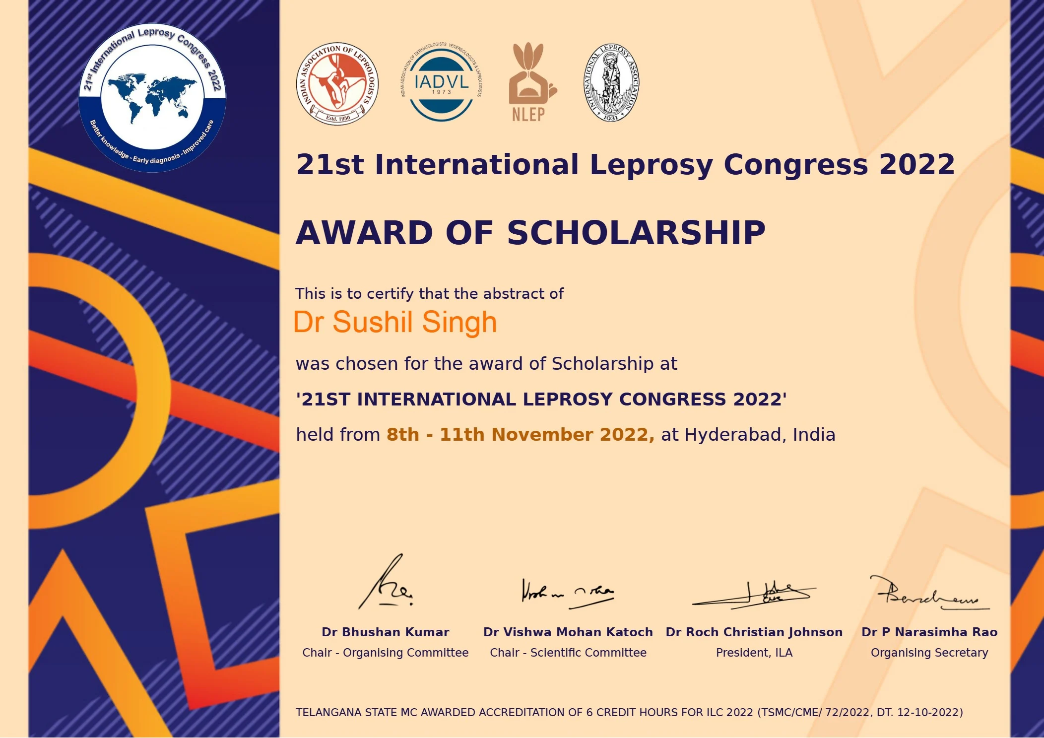 29. Dr Sushil Singh Scholarship Certificate 2_1